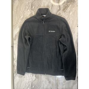 COLUMBIA Rugged Ridge Sherpa Fleece Zip Up Jacket Black Size M‎